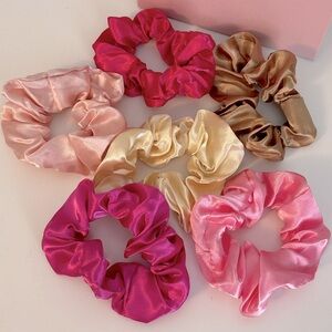 Silk Scrunchie Set 6pcs